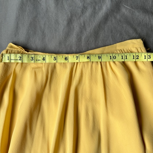 Dagg & Stacey yellow silk skirt (size 4) - Picture 5 of 7